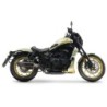 Scarico GPR M3 Black Titanium per Honda Cmx 1100 Rebel dal 2021 al 2024 omologato