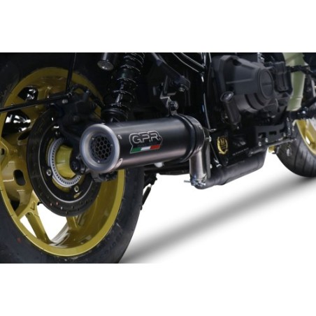 Scarico GPR M3 Black Titanium per Honda Cmx 1100 Rebel dal 2021 al 2024 omologato