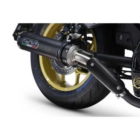 Scarico GPR M3 Black Titanium per Honda Cmx 1100 Rebel dal 2021 al 2024 omologato