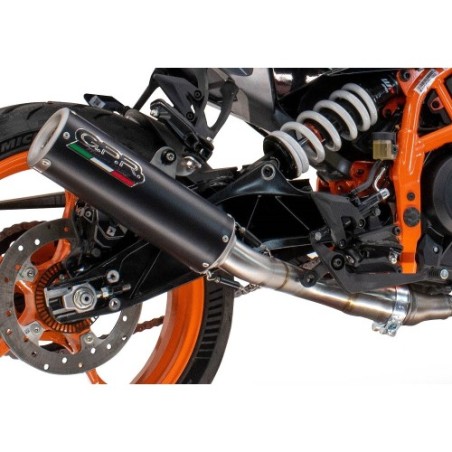Scarico GPR M3 Black Titanium per Husqvarna Vitpilen 250 dal 2024 al 2025 omologato