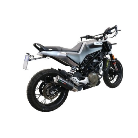 Scarico GPR M3 Black Titanium per Husqvarna Svartpilen 401 dal 2021 al 2023 omologato