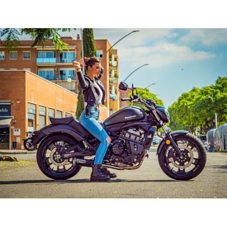 Scarico GPR M3 Black Titanium per Kawasaki Vulcan 650 S dal 2014 al 2016 omologato