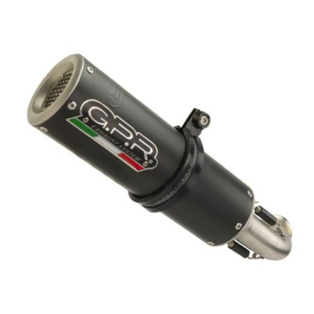Scarico GPR M3 Black Titanium per Keeway Rkf 125 dal 2021 al 2023 omologato