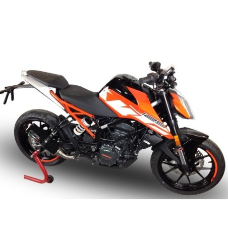 Scarico GPR M3 Black Titanium per KTM Duke 390 dal 2017 al 2020 omologato