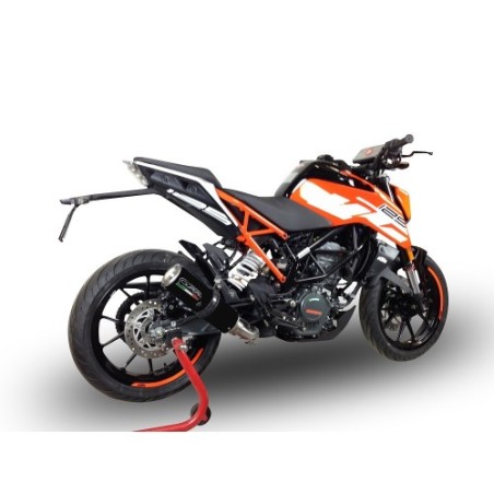 Scarico GPR M3 Black Titanium per KTM Duke 390 dal 2017 al 2020 omologato