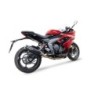 Scarico GPR M3 Black Titanium per Triumph Daytona 660 dal 2023 al 2025 omologato