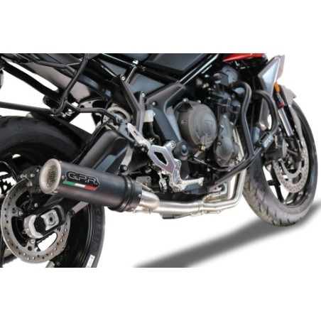 Scarico GPR M3 Black Titanium per Triumph Tiger Sport 660 dal 2022 al 2024 racing