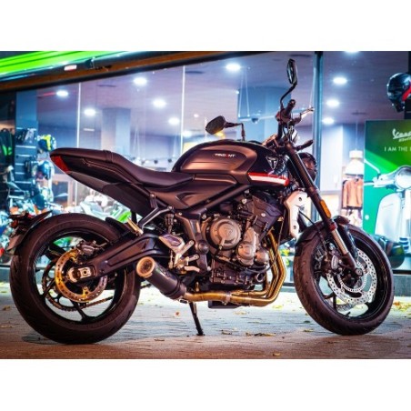 Scarico GPR M3 Black Titanium per Triumph Trident 660 dal 2021 al 2024 omologato