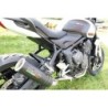 Scarico GPR M3 Black Titanium per Triumph Trident 660 dal 2021 al 2024 racing