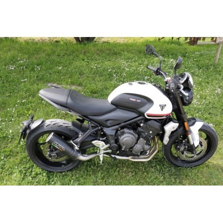 Scarico GPR M3 Black Titanium per Triumph Trident 660 dal 2021 al 2024 racing