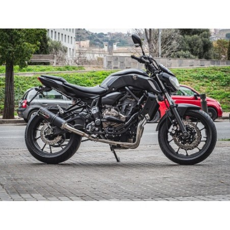 Scarico GPR M3 Black Titanium per YAMAHA Mt-07 dal 2017 al 2020 omologato