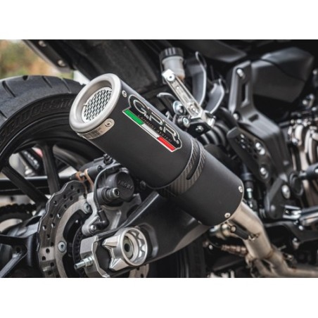 Scarico GPR M3 Black Titanium per YAMAHA Mt-07 dal 2017 al 2020 omologato