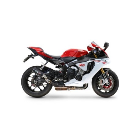 Scarico GPR M3 Black Titanium per YAMAHA Yzf R1-R1-M dal 2020 al 2025 omologato
