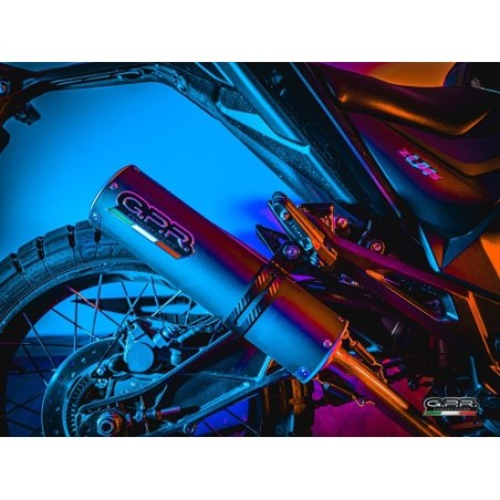 Scarico GPR M3 Black Titanium per Zontes Zt 125 G1 - U - U1 - Z2 dal 2020 al 2024 omologato
