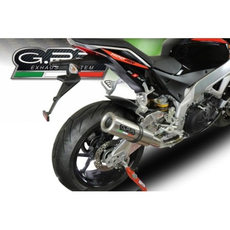 Scarico GPR M3 Inox per Aprilia Tuono 1100 V4 Rr dal 2021 al 2024 omologato