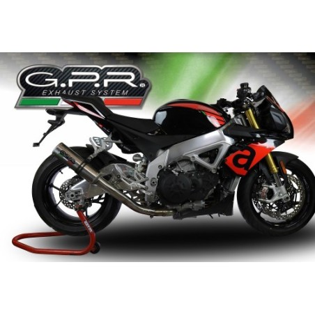 Scarico GPR M3 Inox per Aprilia Tuono V4 1100 -Rr -Factory dal 2015 al 2016 racing
