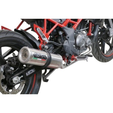 Scarico GPR M3 Inox per Benelli Bn 125 dal 2018 al 2020 omologato