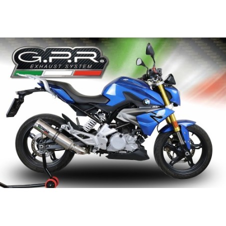 Scarico GPR M3 Inox per BMW G 310 R dal 2017 al 2021 omologato