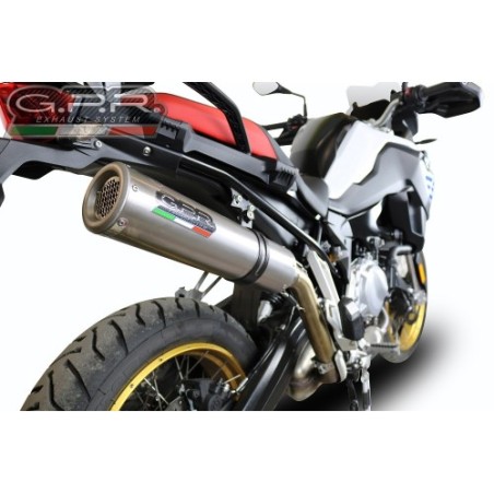 Scarico GPR M3 Inox per BMW F 850 Gs -Adventure dal 2021 al 2024 omologato