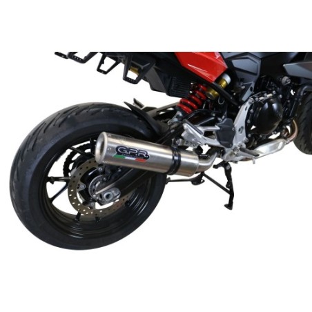 Scarico GPR M3 Inox per BMW F 900 XR-R dal 2020 al 2025 omologato