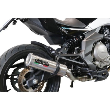Scarico GPR M3 Inox per Cf Moto 650 Mt dal 2019 al 2020 omologato