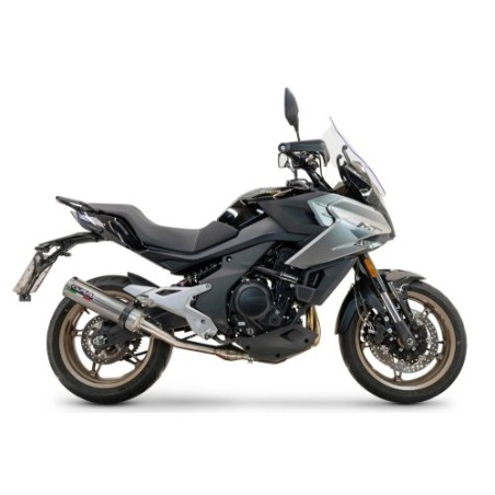 Scarico GPR M3 Inox per Cf Moto 700 Mt dal 2023 al 2024 omologato