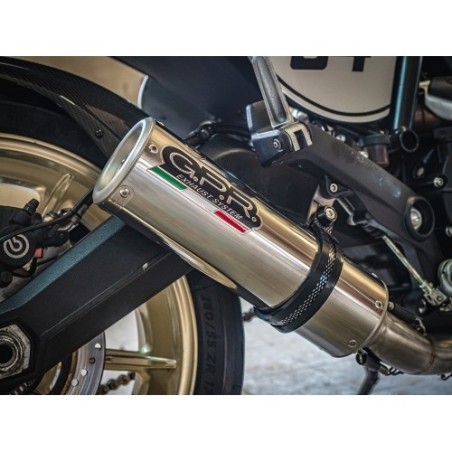 Scarico GPR M3 Inox per Ducati Scrambler 800 dal 2015 al 2016 omologato