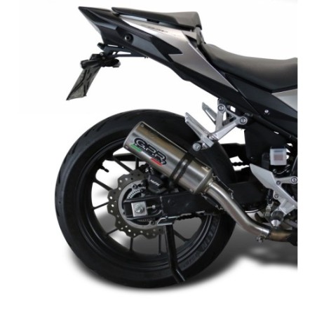 Scarico GPR M3 Inox per Honda Cb 500 X dal 2016 al 2018 omologato