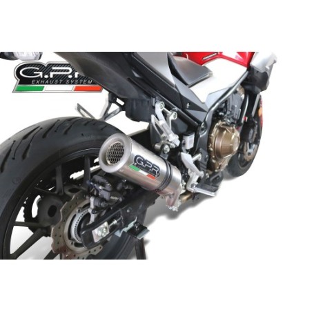 Scarico GPR M3 Inox per Honda CB500 HORNET dal 2024 al 2025 omologato