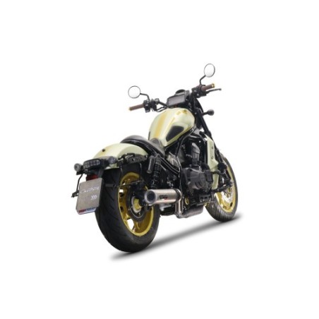 Scarico GPR M3 Inox per Honda Cmx 1100 Rebel dal 2021 al 2024 omologato