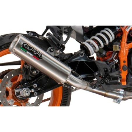 Scarico GPR M3 Inox per Husqvarna Vitpilen 401 dal 2024 al 2025 omologato