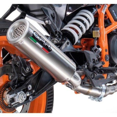 Scarico GPR M3 Inox per Husqvarna Vitpilen 401 dal 2024 al 2025 omologato