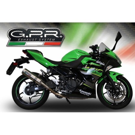 Scarico GPR M3 Inox per Kawasaki Z 400 dal 2023 al 2025 omologato