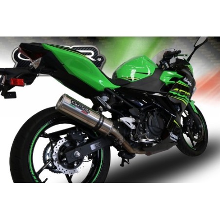 Scarico GPR M3 Inox per Kawasaki Z 400 dal 2023 al 2025 omologato