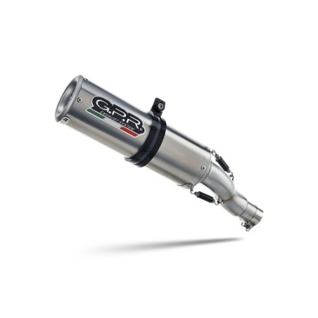 Scarico GPR M3 Inox per Kawasaki Versys 650 dal 2017 al 2020 omologato