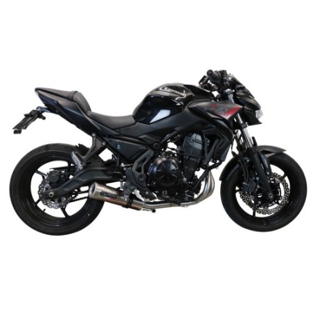 Scarico GPR M3 Inox per Kawasaki Z 650 dal 2017 al 2020 omologato