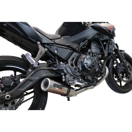 Scarico GPR M3 Inox per Kawasaki Z 650 dal 2017 al 2020 omologato