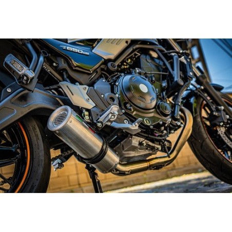 Scarico GPR M3 Inox per Kawasaki Z 650 RS dal 2021 al 2023 omologato