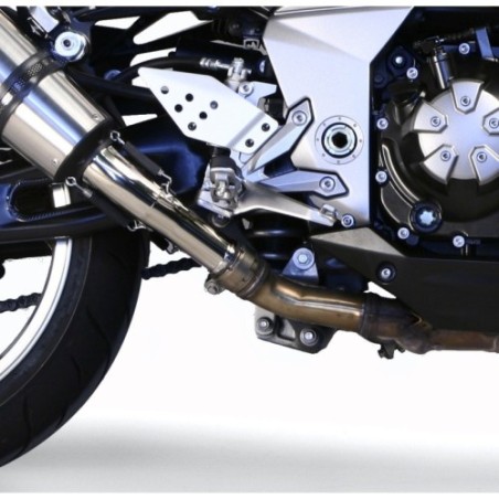 Scarico GPR M3 Inox per Kawasaki Z 1000 dal 2007 al 2009 omologato