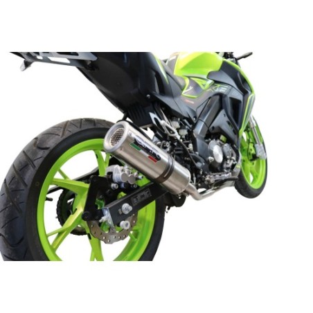 Scarico GPR M3 Inox per Keeway Rkf 125 dal 2021 al 2023 omologato