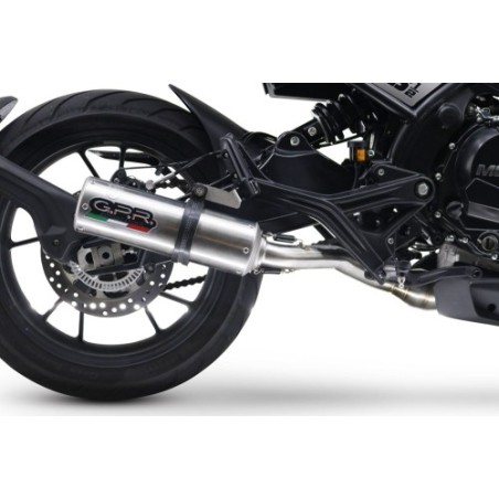 Scarico GPR M3 Inox per Moto Morini Seiemmezzo Scr dal 2022 al 2024 omologato