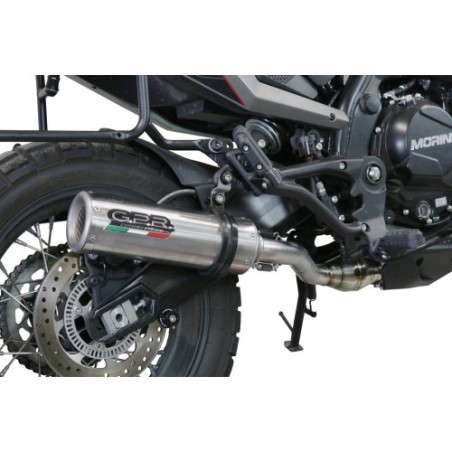 Scarico GPR M3 Inox per Moto Morini X-CAPE 650 dal 2021 al 2024 omologato