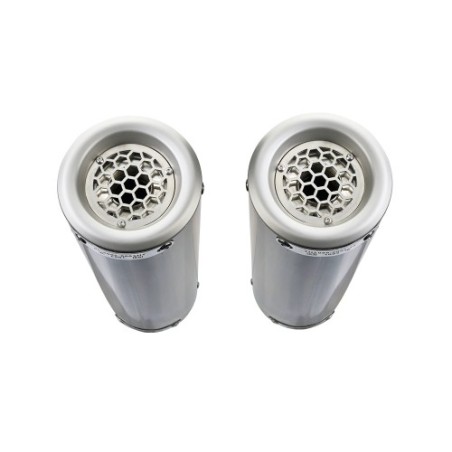 Scarico GPR M3 Inox per SUZUKI Gsx-R 1000 K7 dal 2007 al 2008 omologato