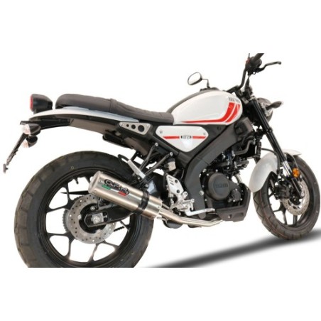 Scarico GPR M3 Inox per YAMAHA XSR 125 dal 2021 al 2025 omologato