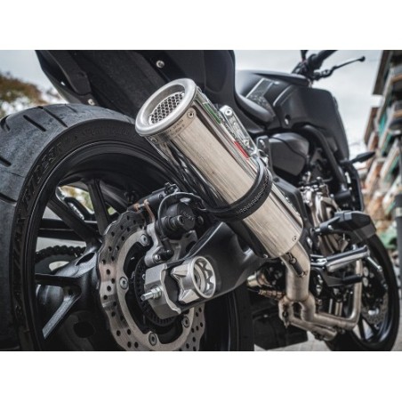 Scarico GPR M3 Inox per YAMAHA Mt-07 dal 2014 al 2016 omologato