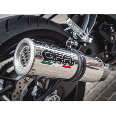Scarico GPR M3 Inox per YAMAHA Mt-07 dal 2014 al 2016 omologato
