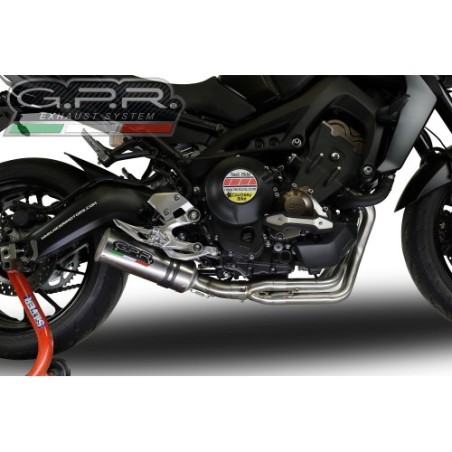 Scarico GPR M3 Inox per YAMAHA Tracer 9 dal 2021 al 2024 racing