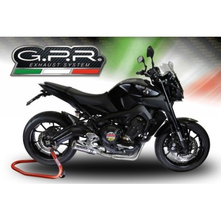 Scarico GPR M3 Inox per YAMAHA Tracer 9 GT dal 2021 al 2024 racing