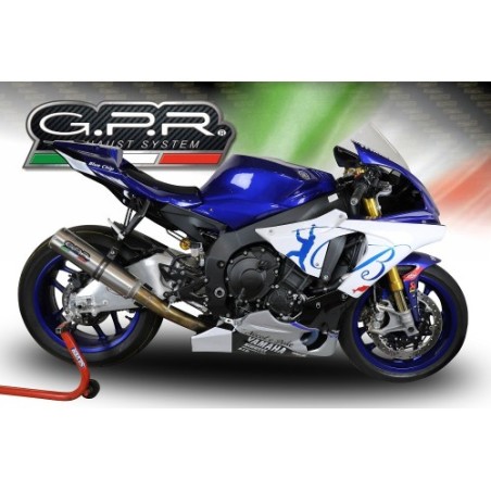 Scarico GPR M3 Inox per YAMAHA Yzf R1-R1-M dal 2017 al 2019 racing