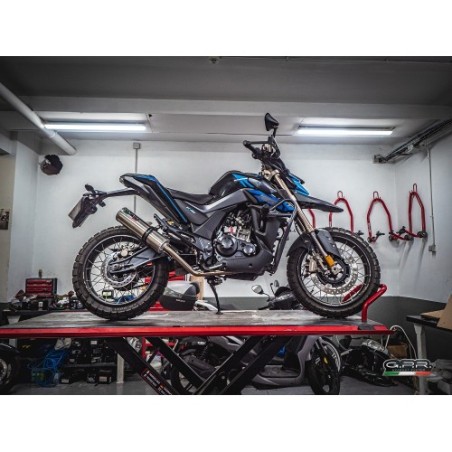 Scarico GPR M3 Inox per Zontes Gk 125 dal 2022 al 2024 omologato